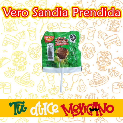 Paleta vero sandía prendida
