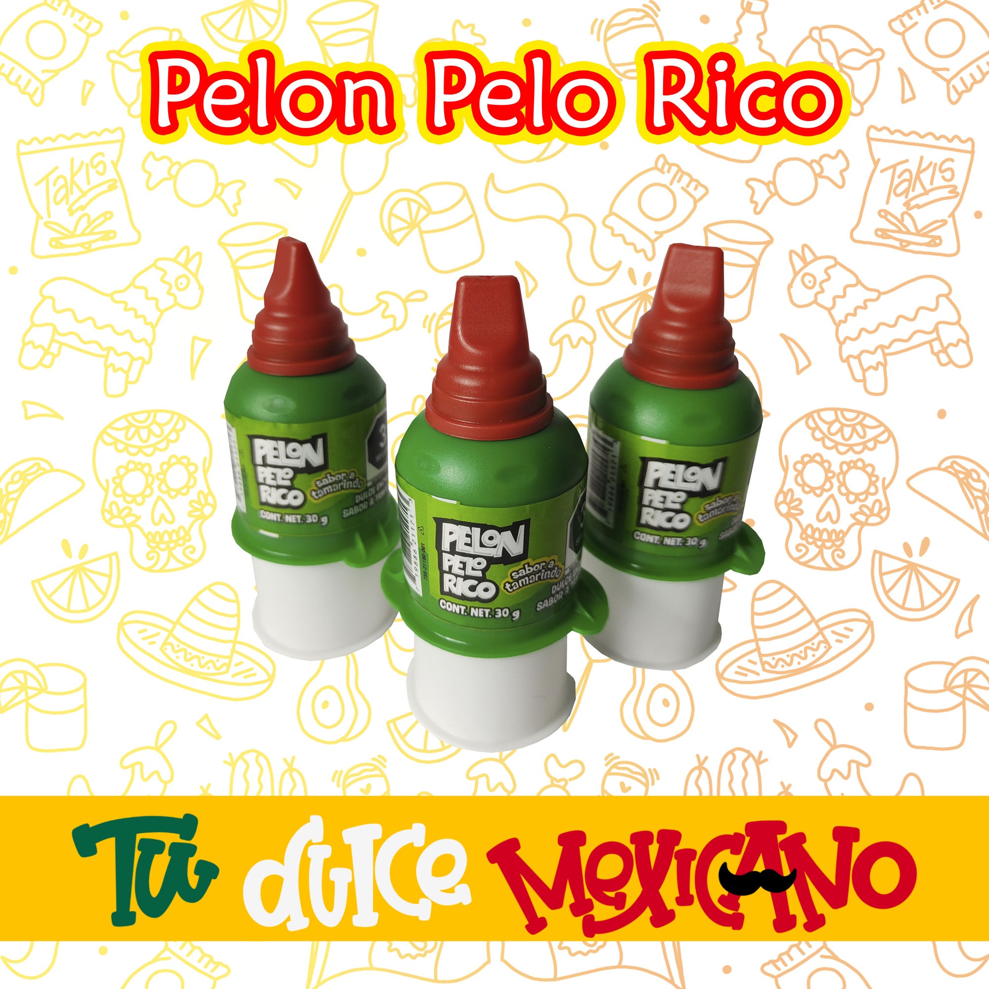 Pelón pelo rico 30gr – Tu dulce mexicano