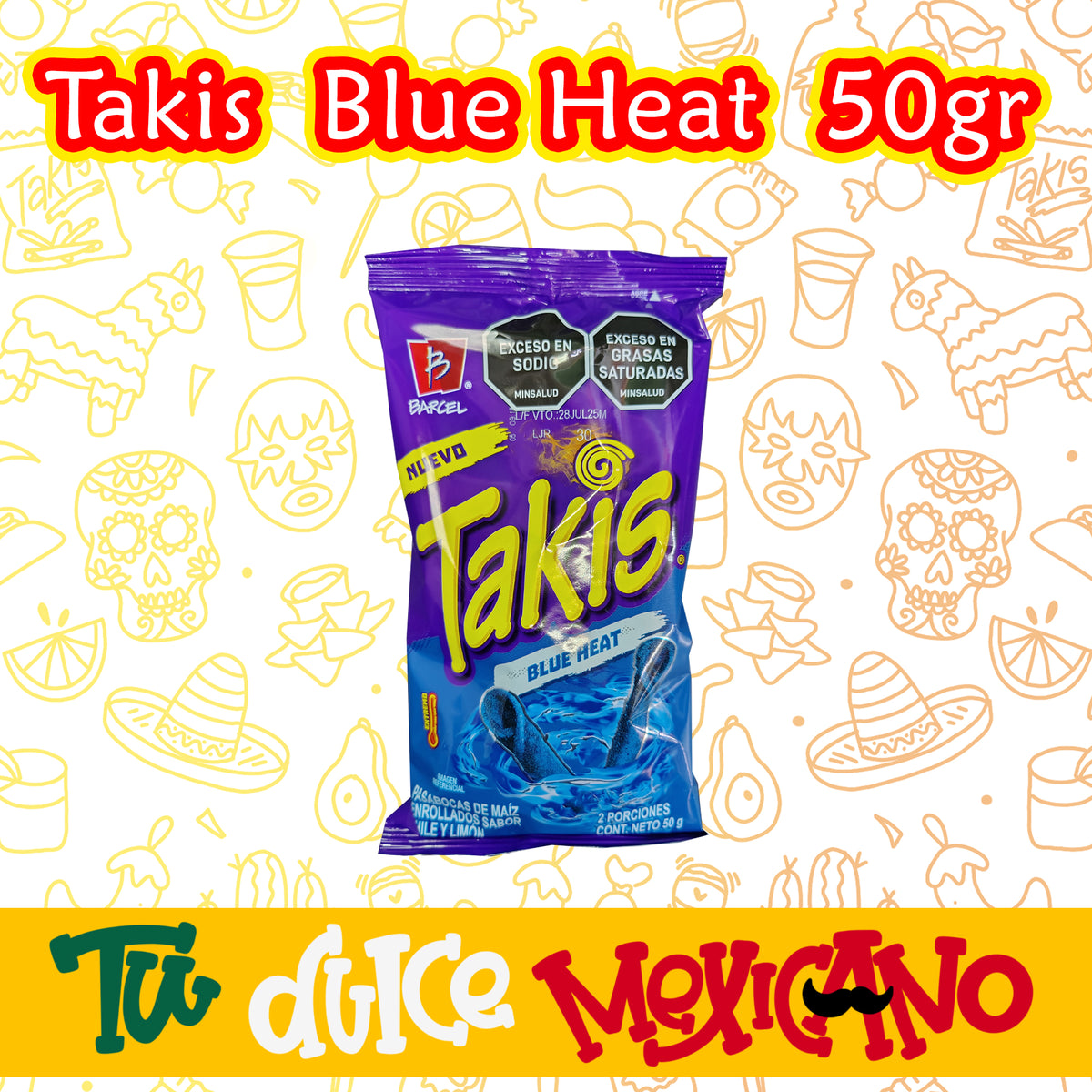 Takis blue heat 50 gr
